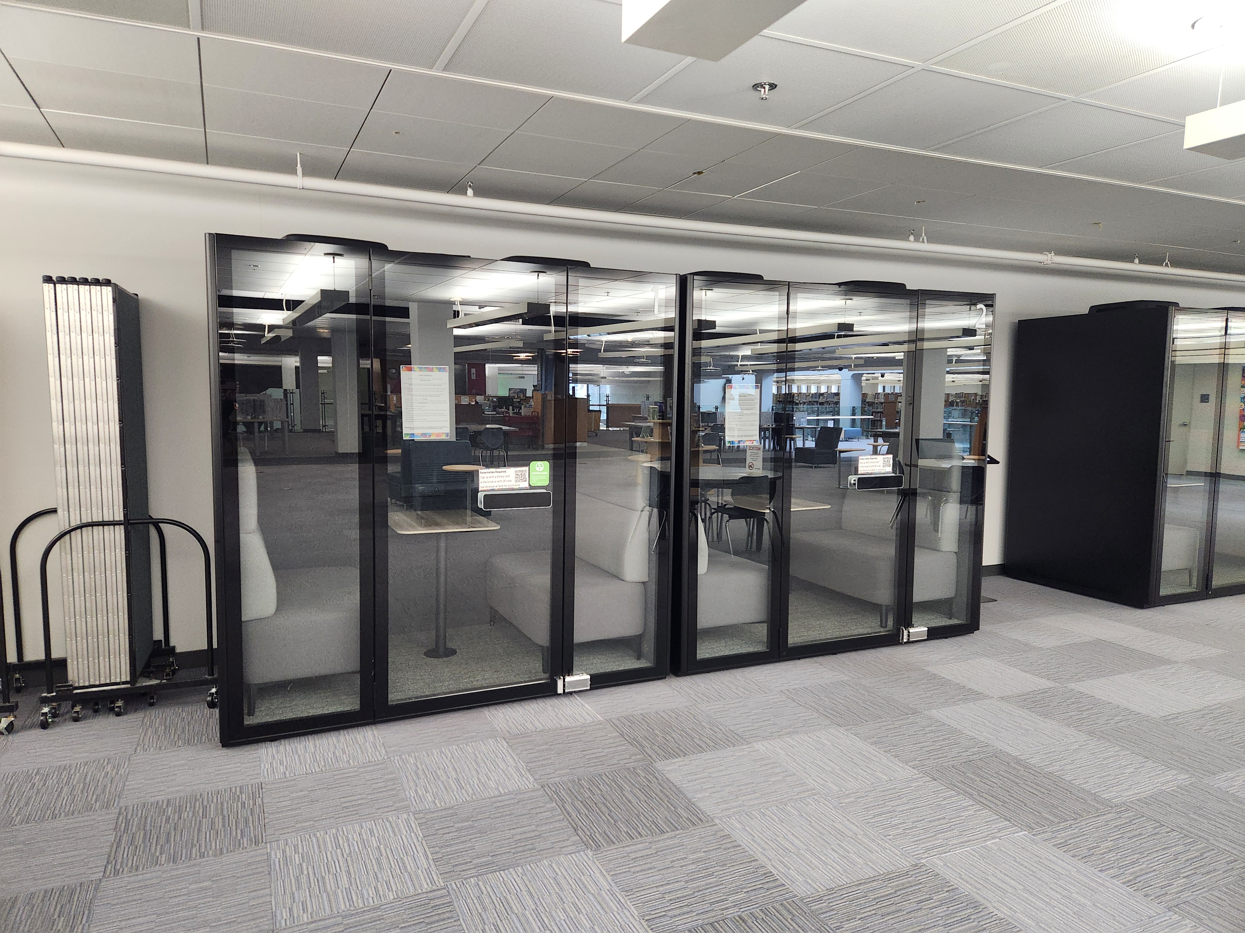 Exterior of Study Pods.